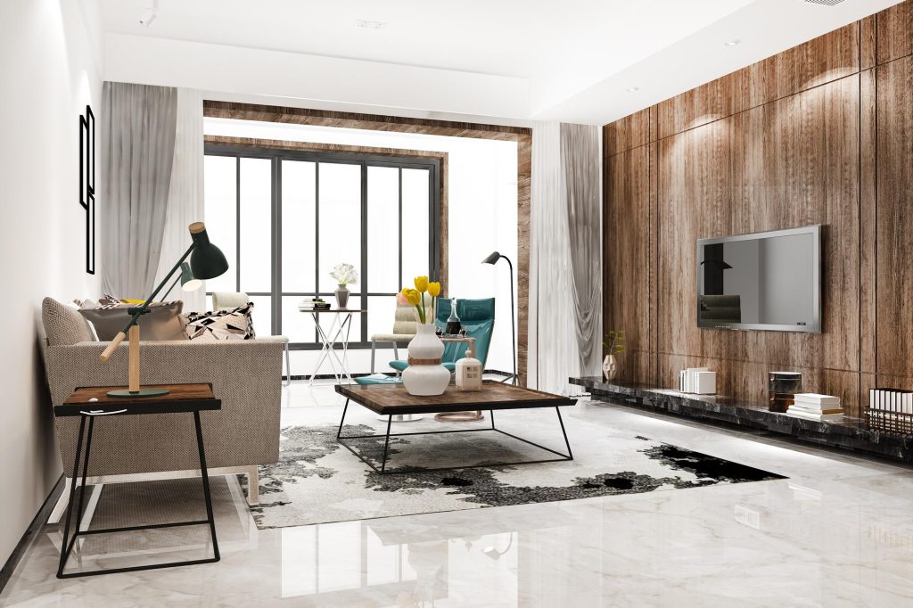 3d-rendering-loft-scandinavian-living-room-with-working-table-bookshelf